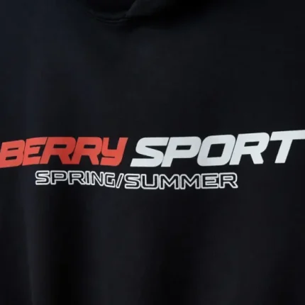 GV Gallery Cropped Berry Sport Hoodie