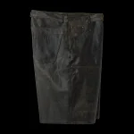 Gv Gallery RUSTED CHOCOLATE LEATHER SHORTS