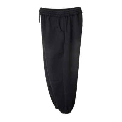 Gv Gallery WASHED BLACK SCRUNCH SWEATS