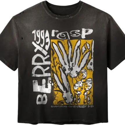 Raspberry Hills ‘Code 77’ Black Tee